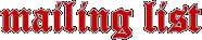 mailing list