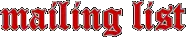 mailing list